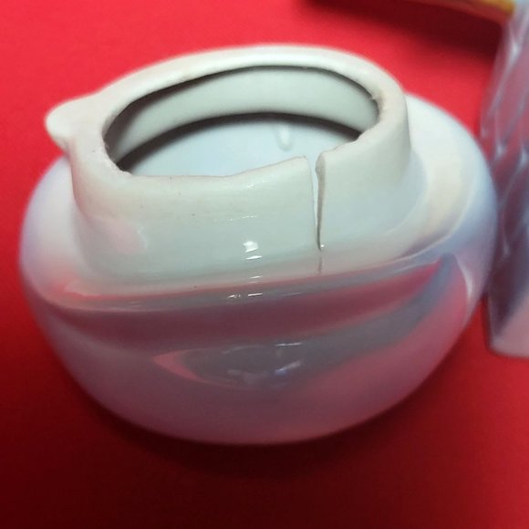 Vintage Feitx Humpty Dumpty Sitting On  Wall Decorative Porcelain Teapot - Picture 10 of 16